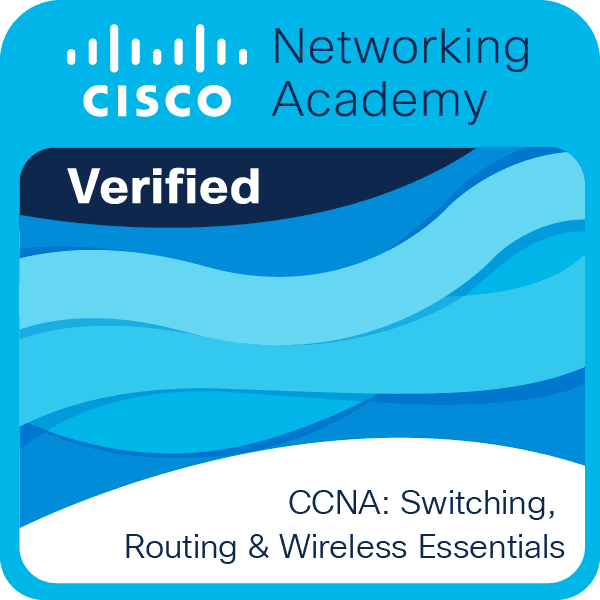 Odznaka Cisco: CCNA: Switching, Routing, and Wireless Essentials