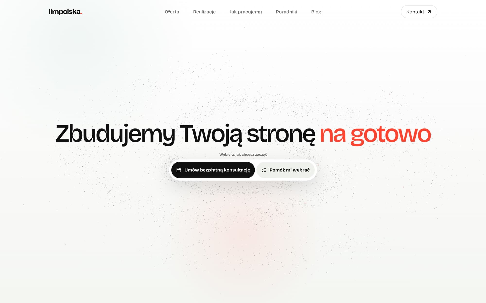 LLM Polska community platform homepage