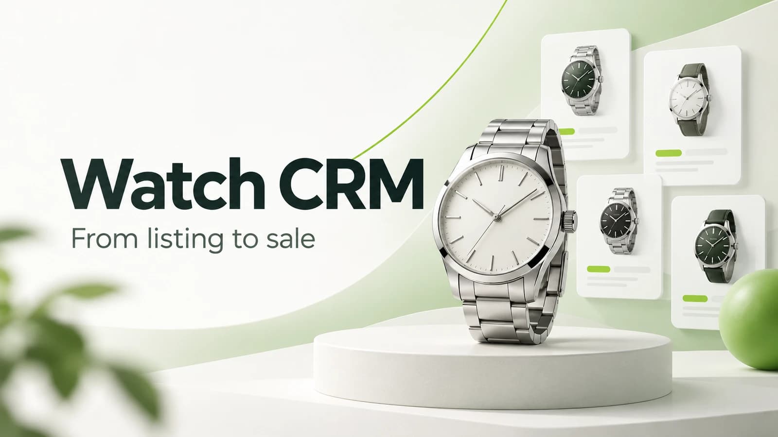 Illustrated product teaser for Watch CRM